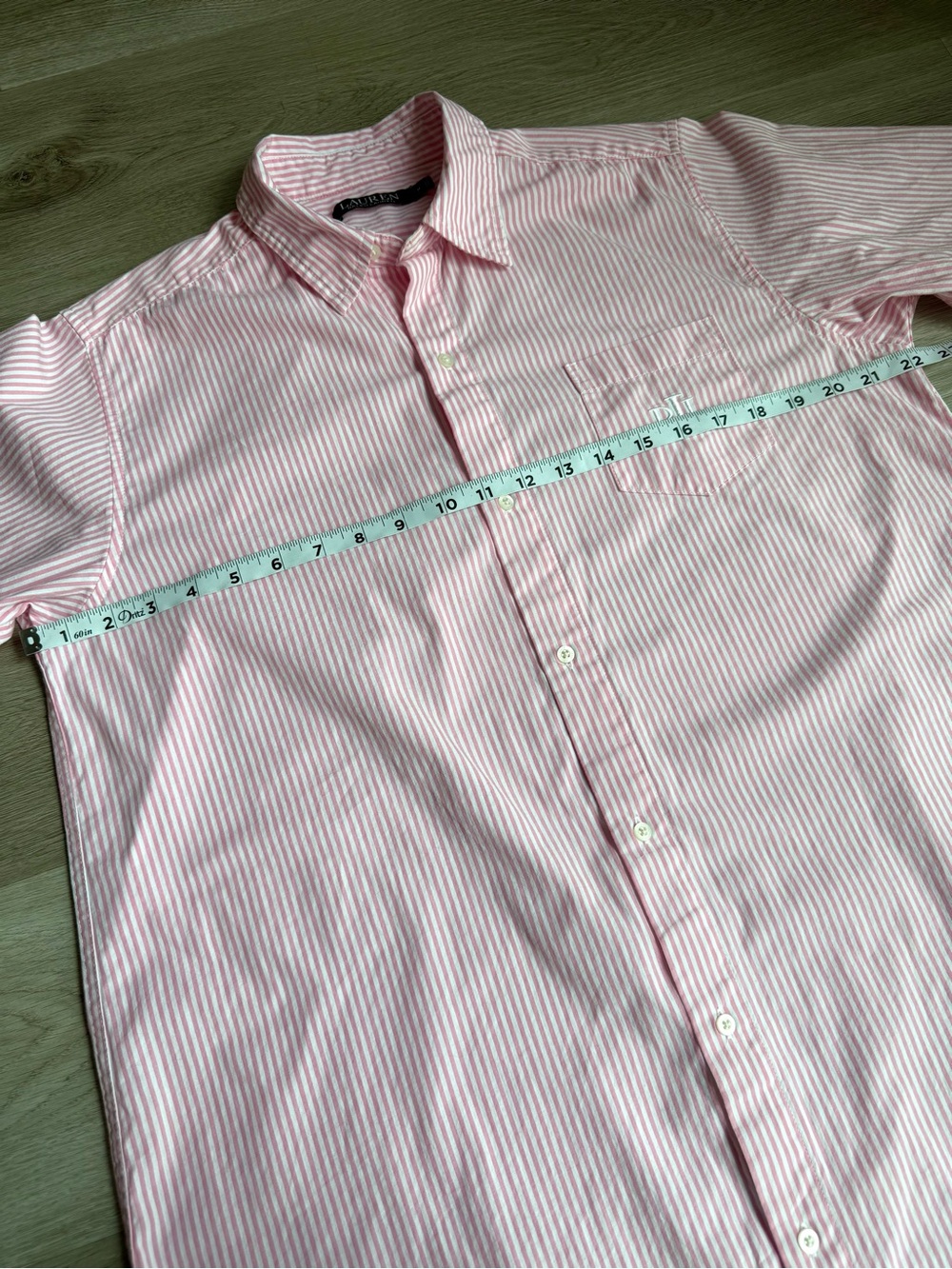 Lauren Ralph Lauren Heritage Essentials Woven Sleep Shirt Size M 100% Cotton - Picture 13 of 15